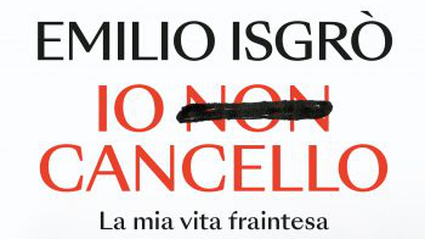 "Io non cancello. La mia vita fraintesa" Emilio Isgrò, Solferino, (dettaglio di copertina)