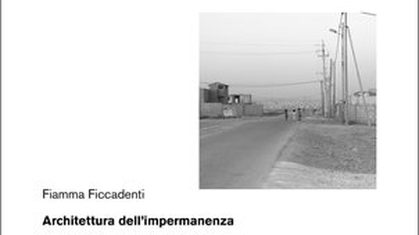 "Architettura dell’impermanenza", di Fiamma Ficcadenti, Quodlibet (dettaglio di copertina)
