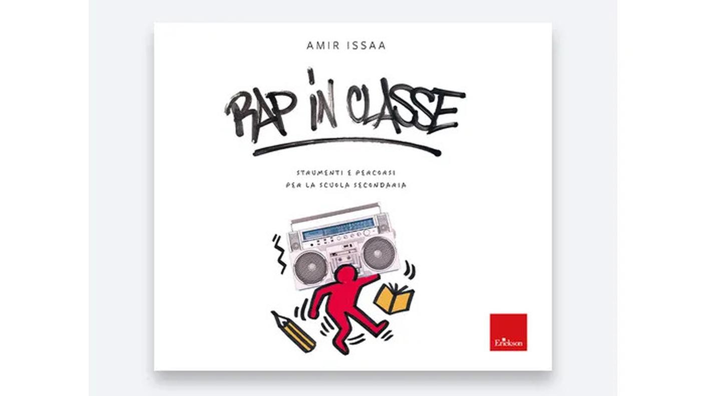 “Rap in classe” di Amir Issaa, Edizioni Erickson (dettaglio di copertina)