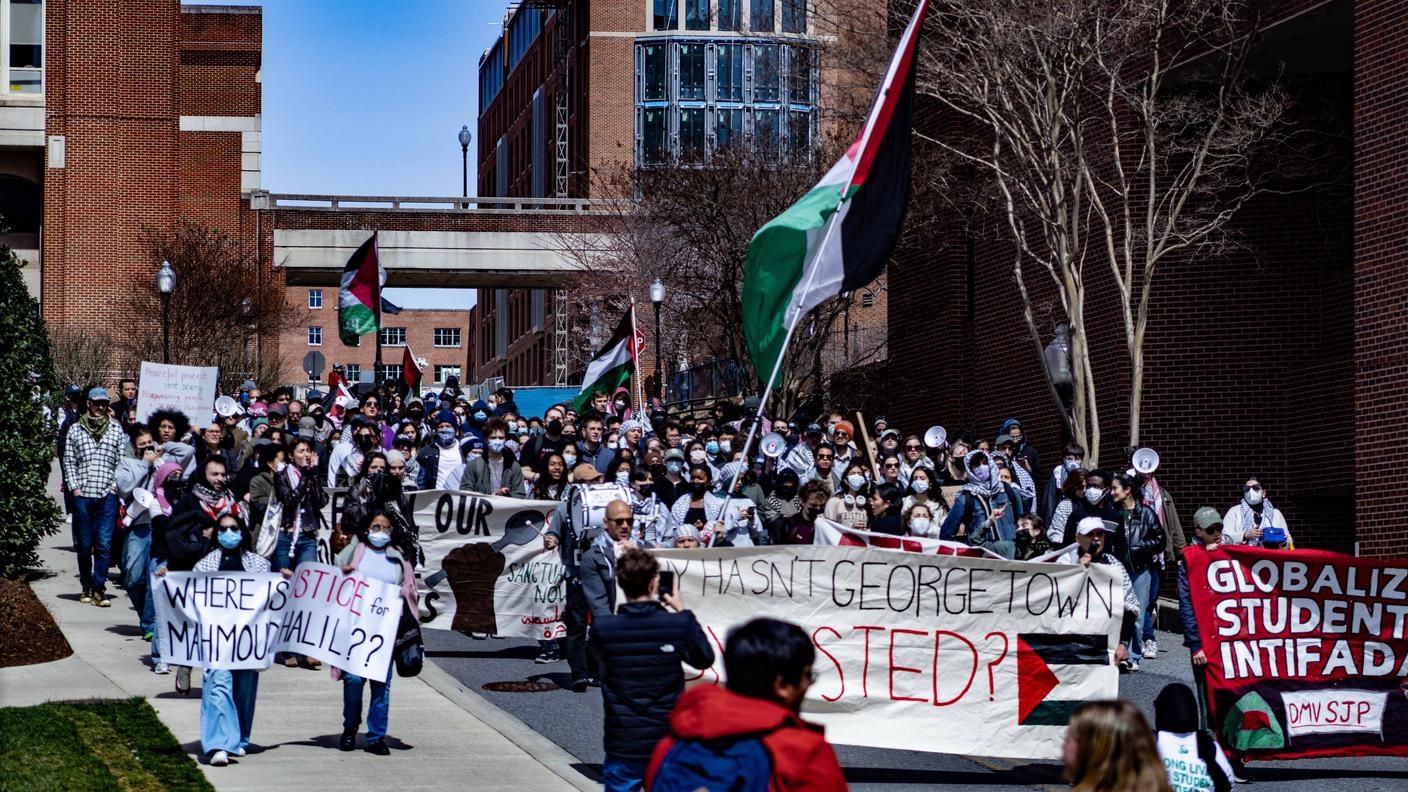 proteste università USA