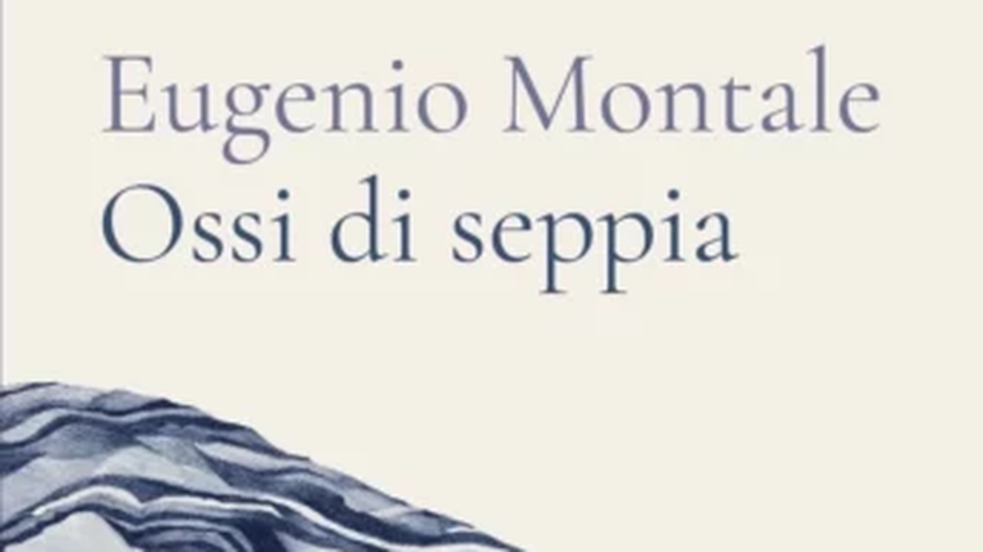 “Ossi di seppia” di Eugenio Montale, Oscar Mondadori (dettaglio di copertina)