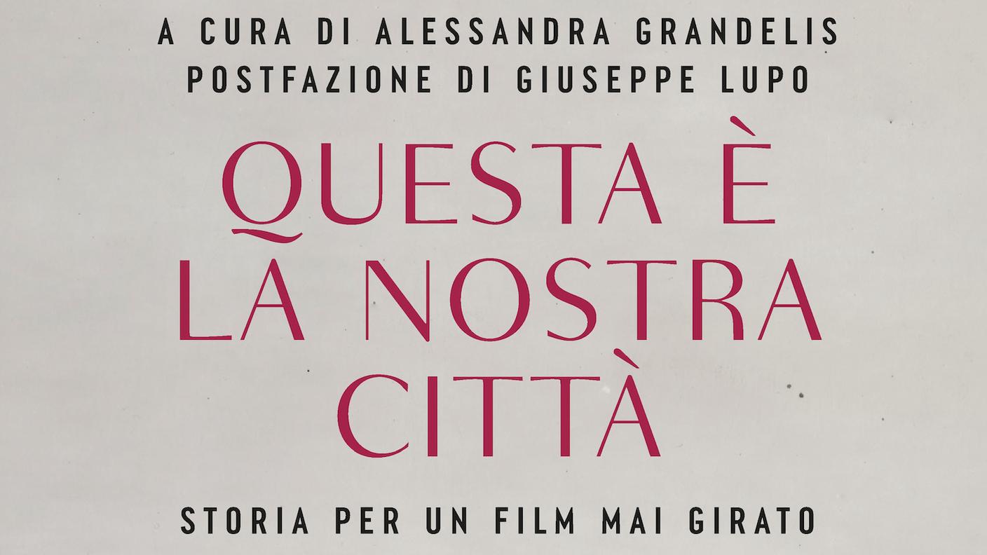 "Questa è la nostra città" Alberto Moravia, Bompiani (dettaglio di copertina)