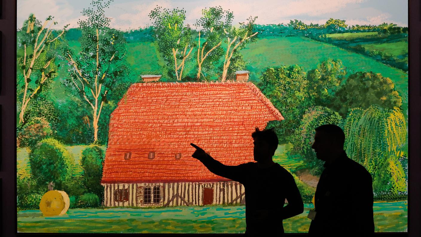 David Hockney 25' exhibition at Fondation Louis Vuitton in Paris