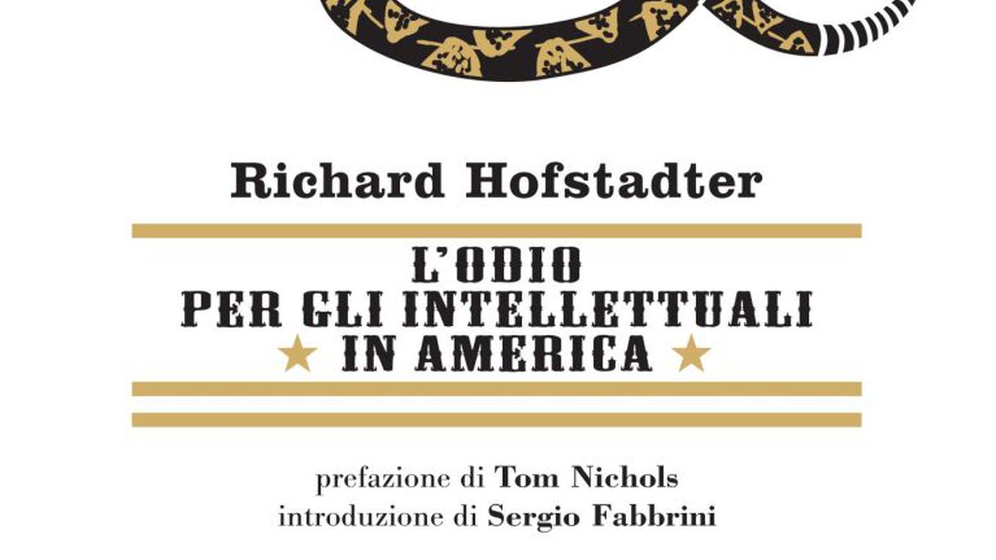 "L’odio per gli intellettuali in America" di Richard Hofstadter, LUISS University Press di Roma (dettaglio di copertina)