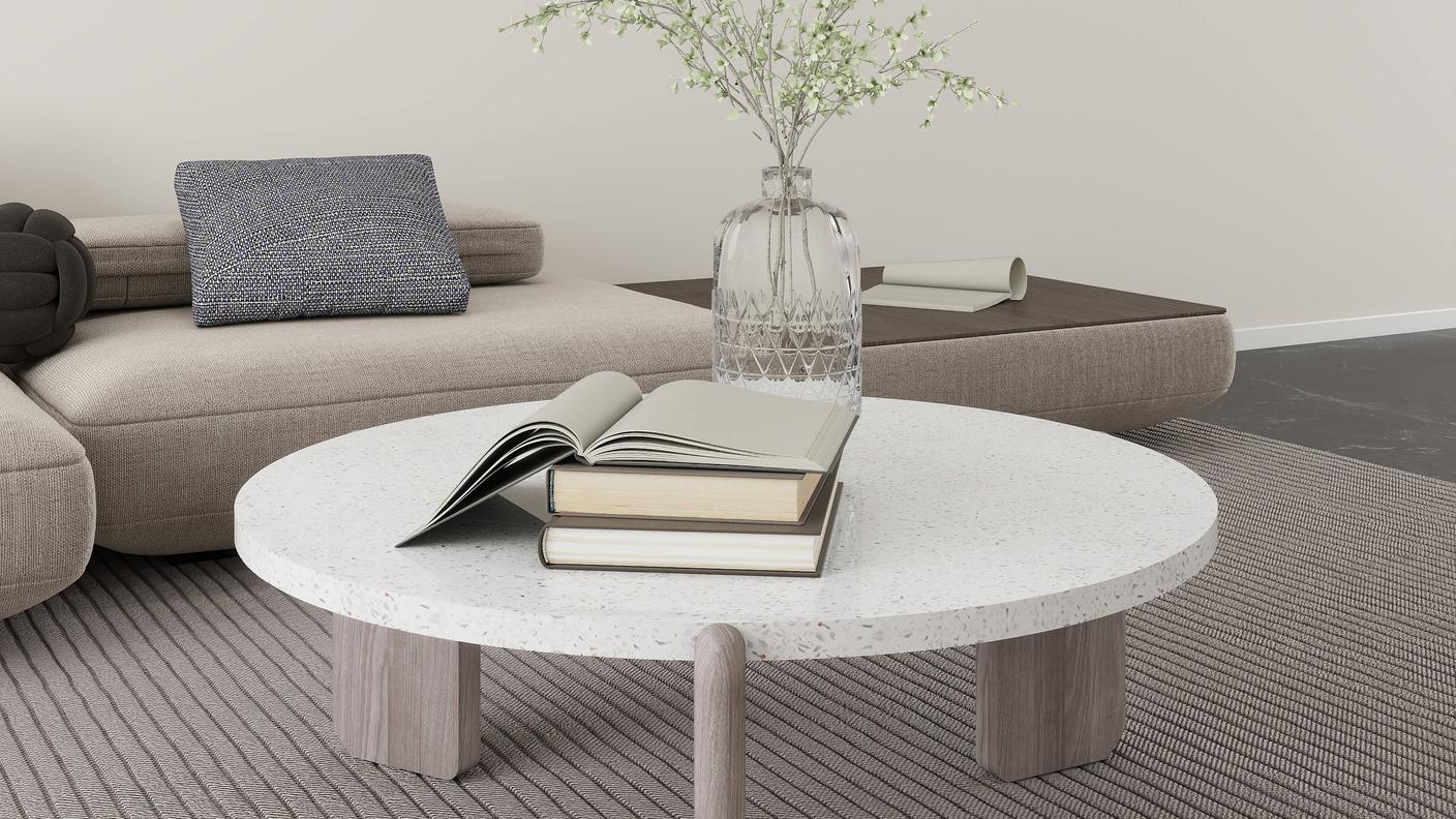 book and sofa