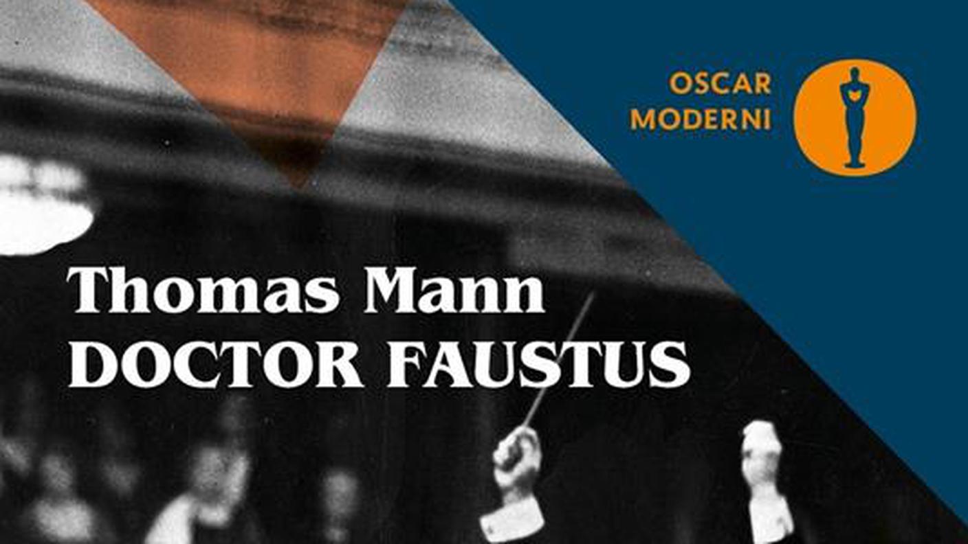 "Doctor Faustus" di Thomas Mann, Mondadori, (dettaglio di copertina)