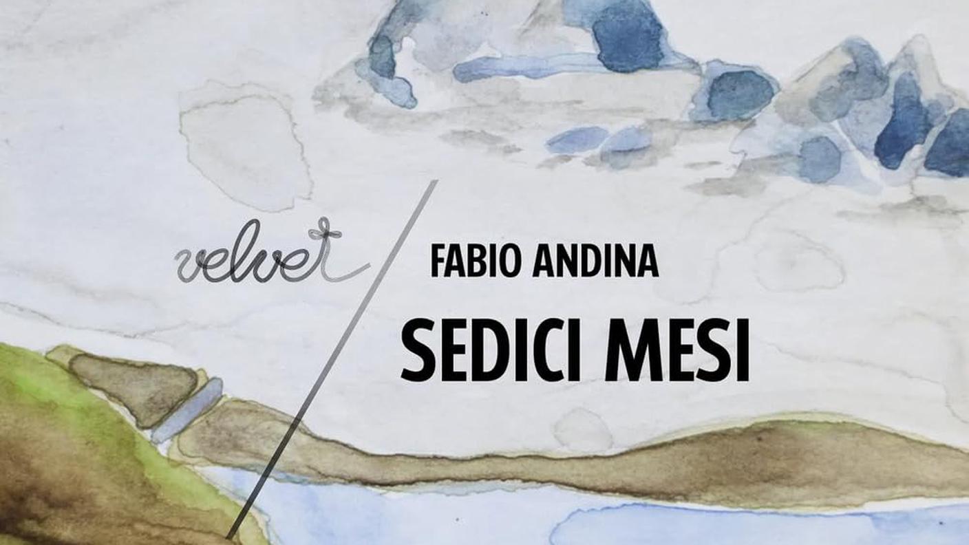 "Sedici Mesi" di Fabio Andina, Rubbettino (dettaglio di copertina)