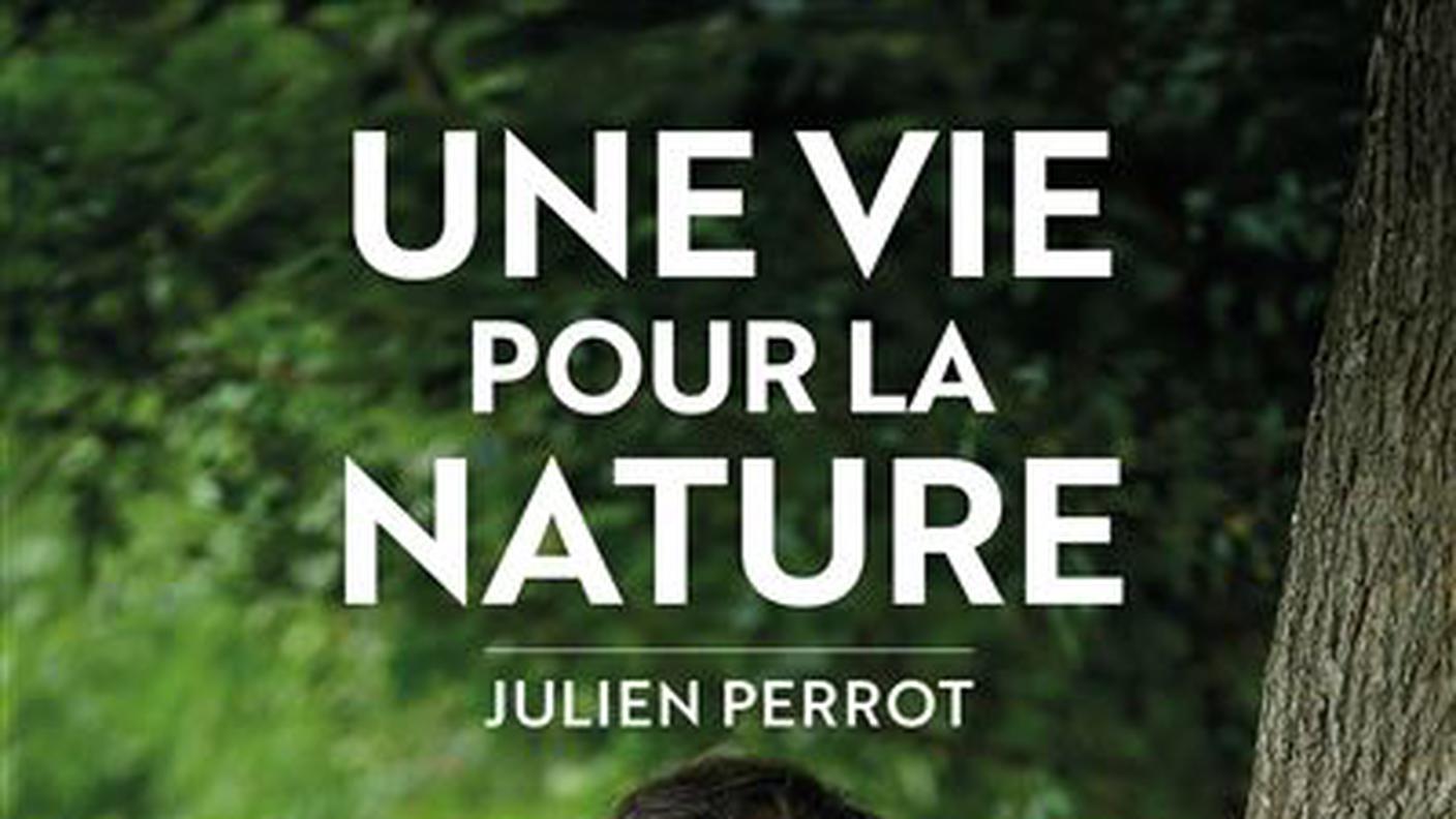 "Une vie pour la nature" di Julien Perrot, La Salamandre (dettaglio di copertina)