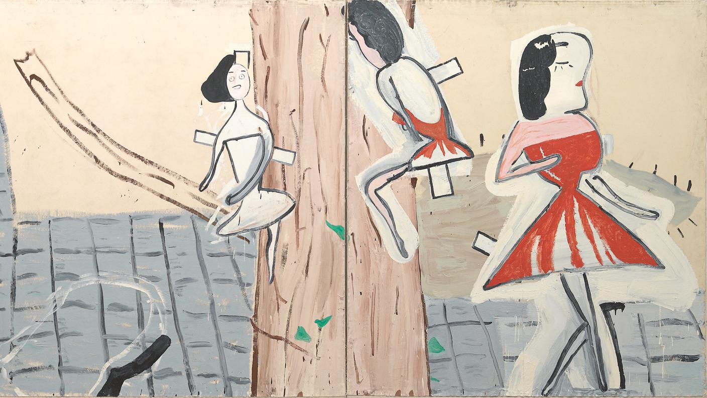 Rose-Wylie Red-Twink-and-Ivy