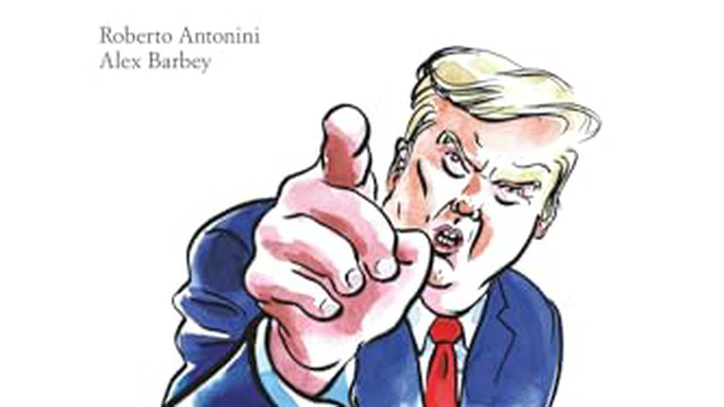 "Fake you! Le monde parfait de Donald" di Roberto Antonini, Variante Edizioni (dettaglio di copertina)