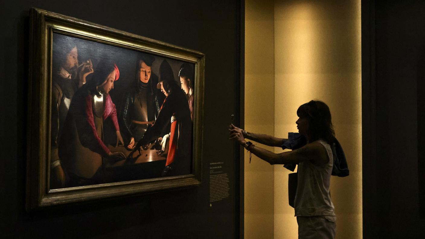  "The dice players" by Georges de La Tour 