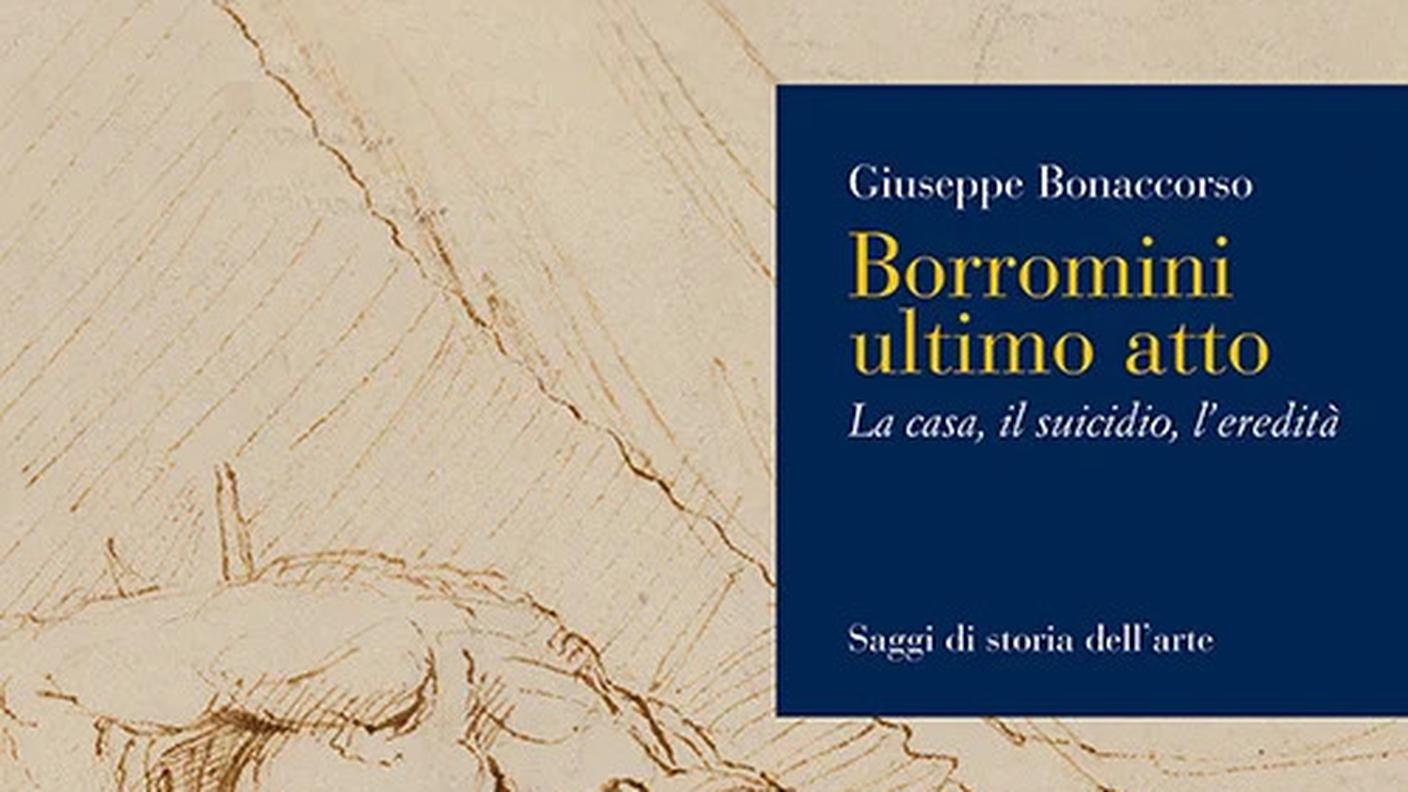 "Borromini ultimo atto. La casa, il suicidio, l’eredità" di Giuseppe Bonaccorso, Campisano Editore (dettaglio di copertina)