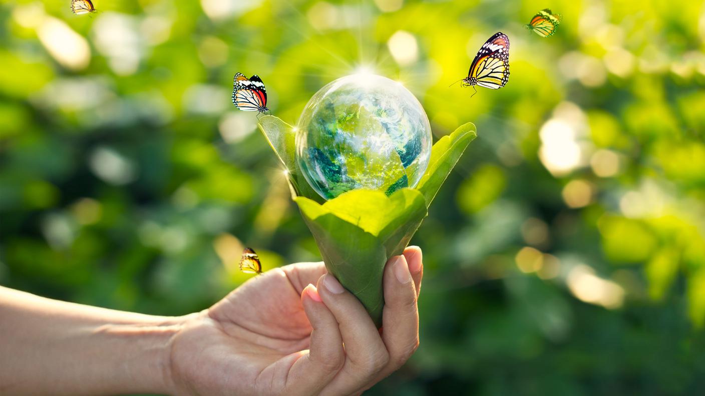globo terra, ambiente, giardino, piccoli gesti per l’ambiente