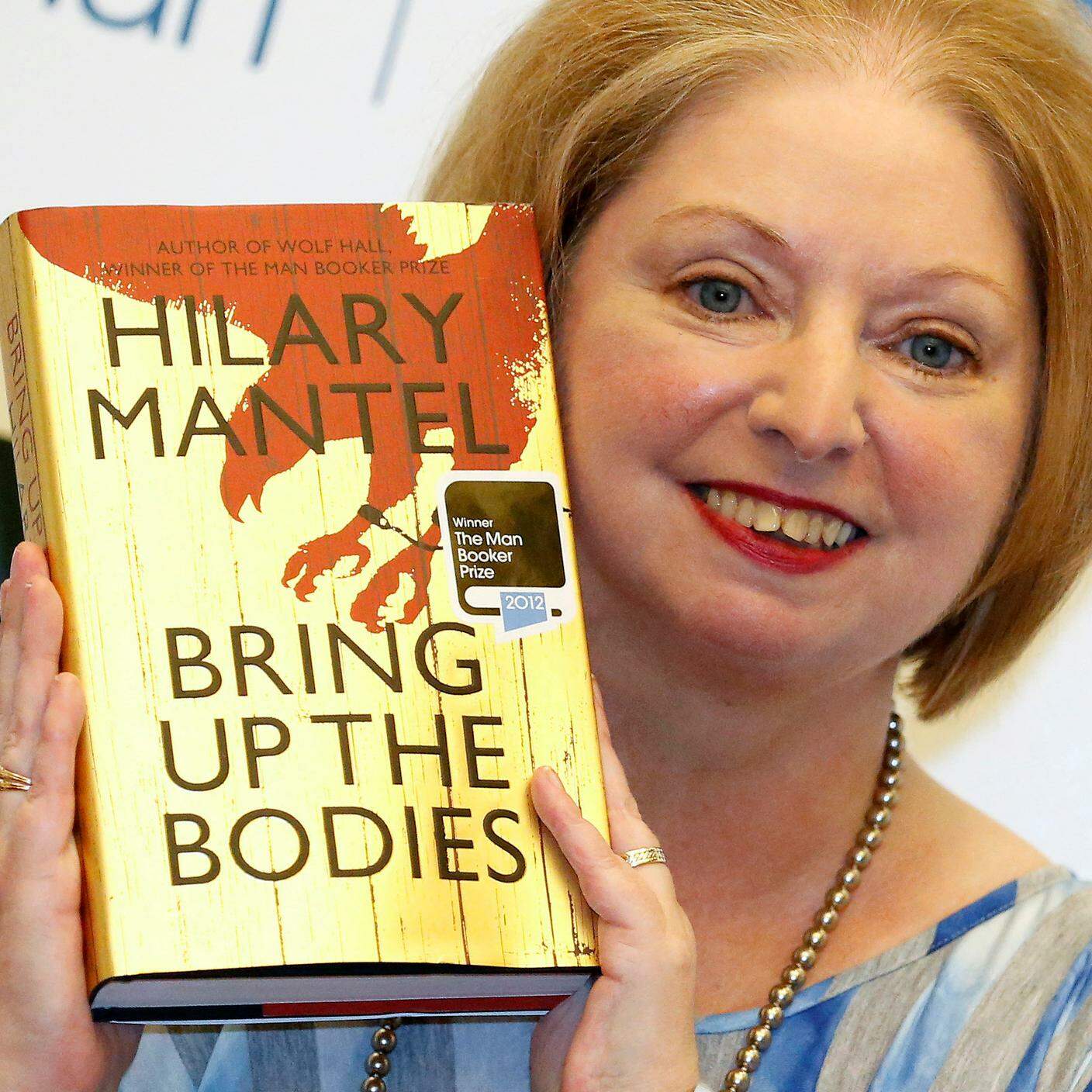 Hilary Mantel col suo romanzo "Bring Up the Bodies"