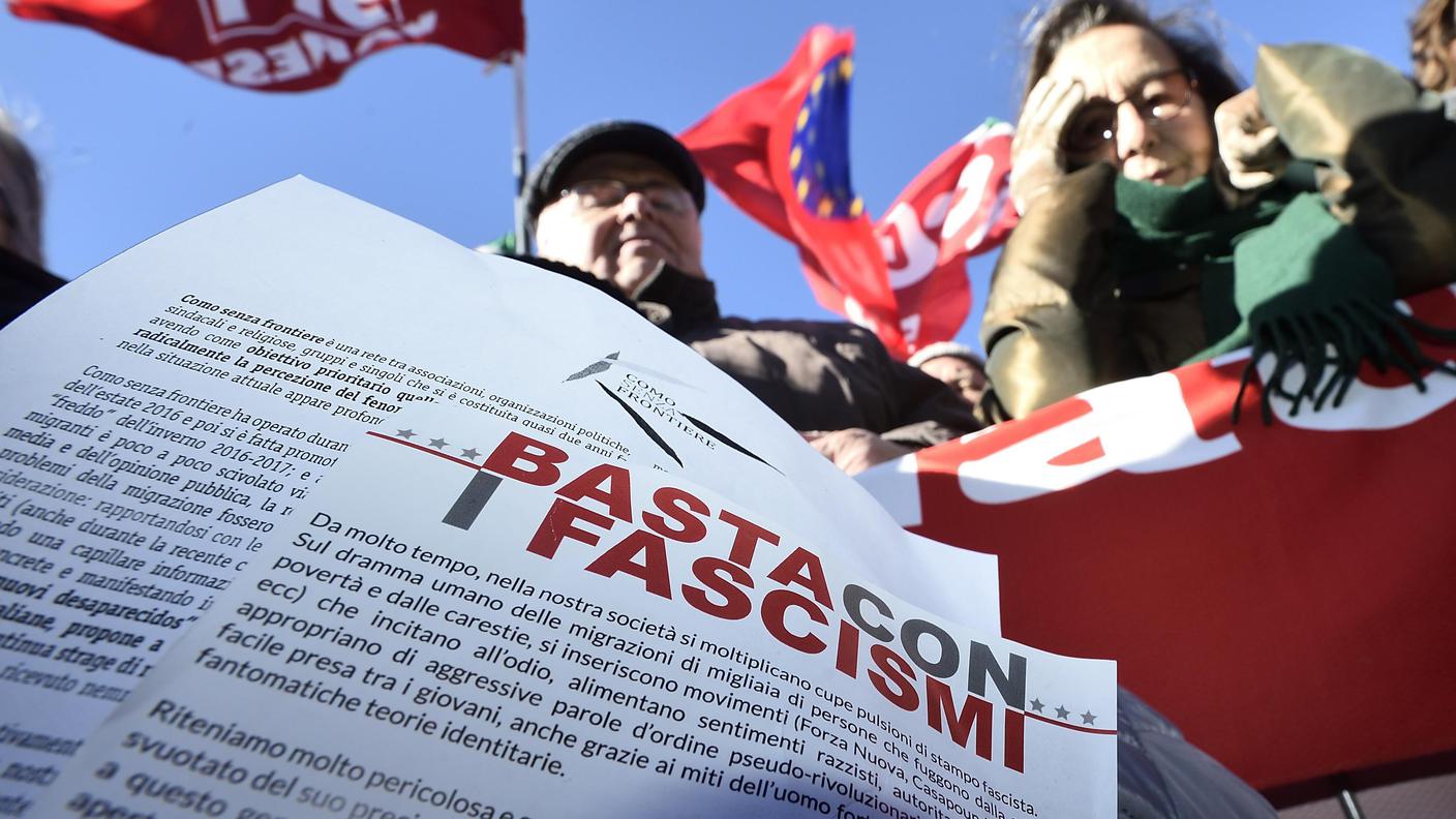 Manifestazione contro il fascismo 