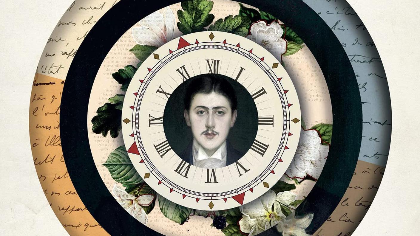 "Proust senza tempo" di Alessandro Piperno, Mondadori (dettaglio di copertina)