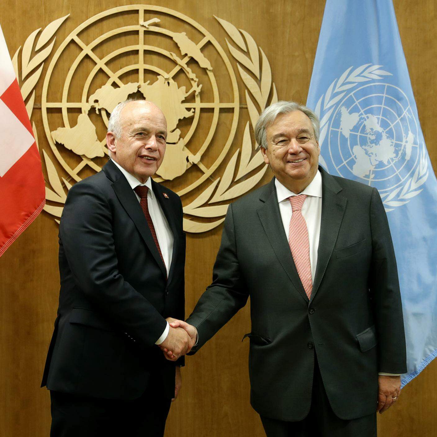 Ueli Maurer e António Guterres