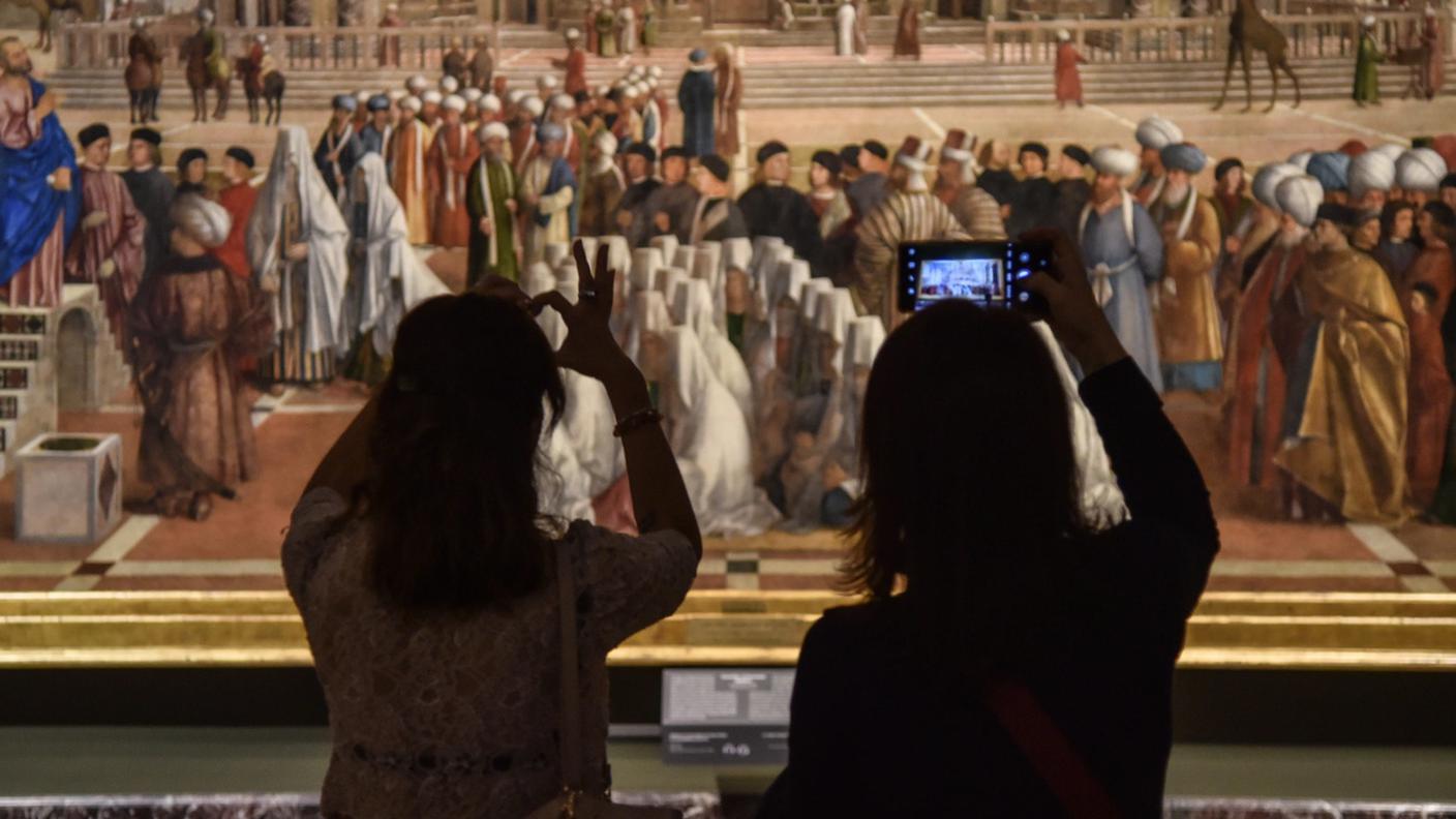 "La Predica di San Marco ad Alessandria d'Egitto" di Gentile e Giovanni Bellini