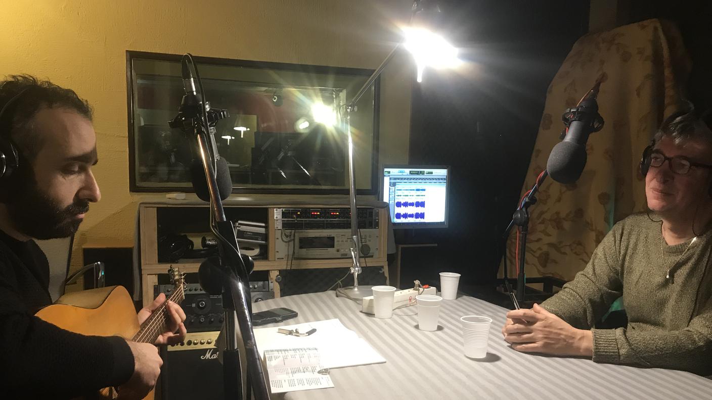 Massimiliano Larocca con Sergio Albertoni 