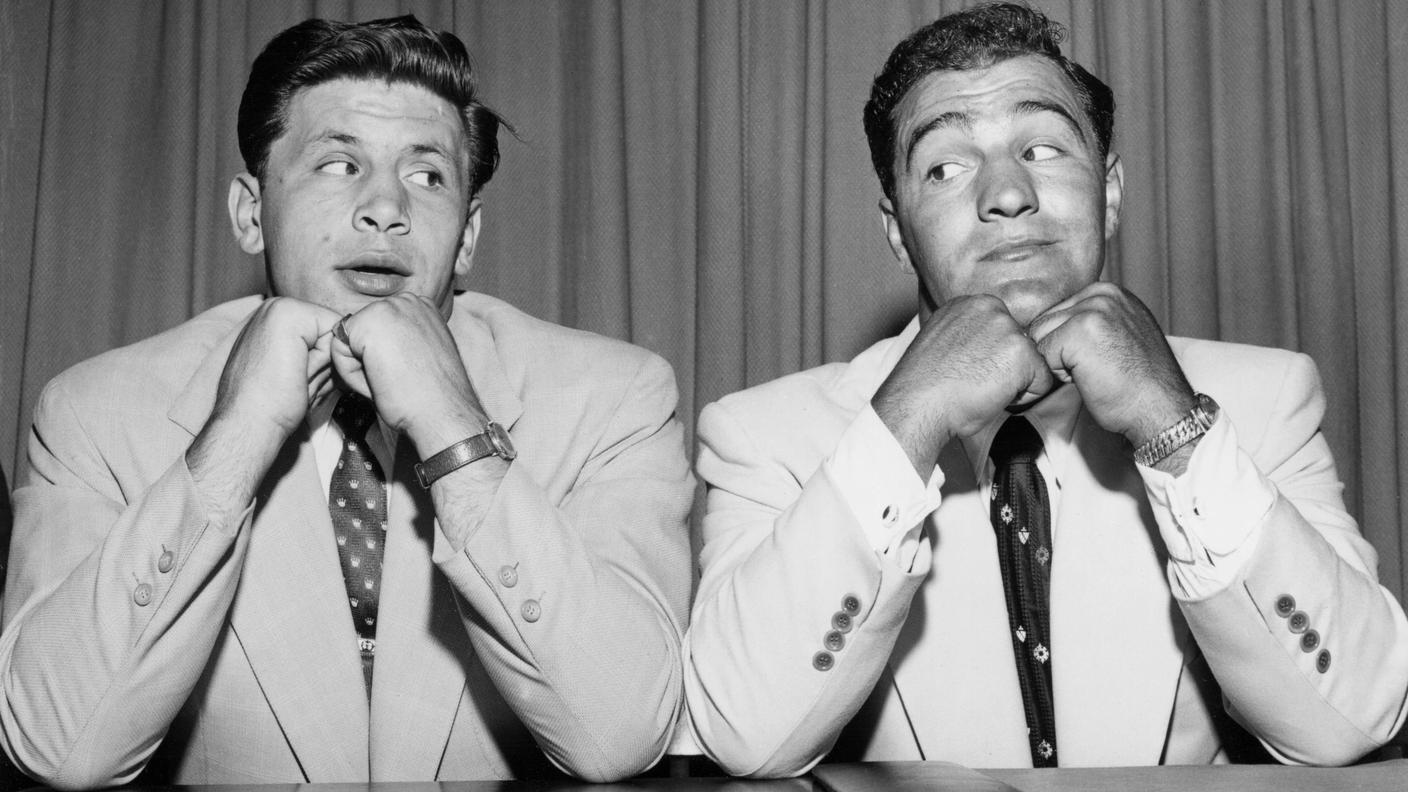 Roland La Starza (sinistra) e Rocky Marciano