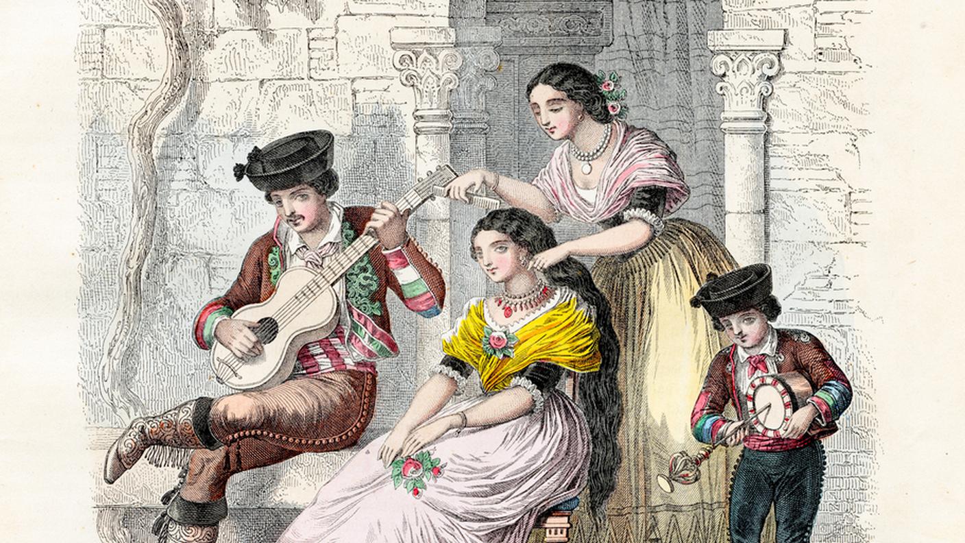 Andalusia, dipinto musica