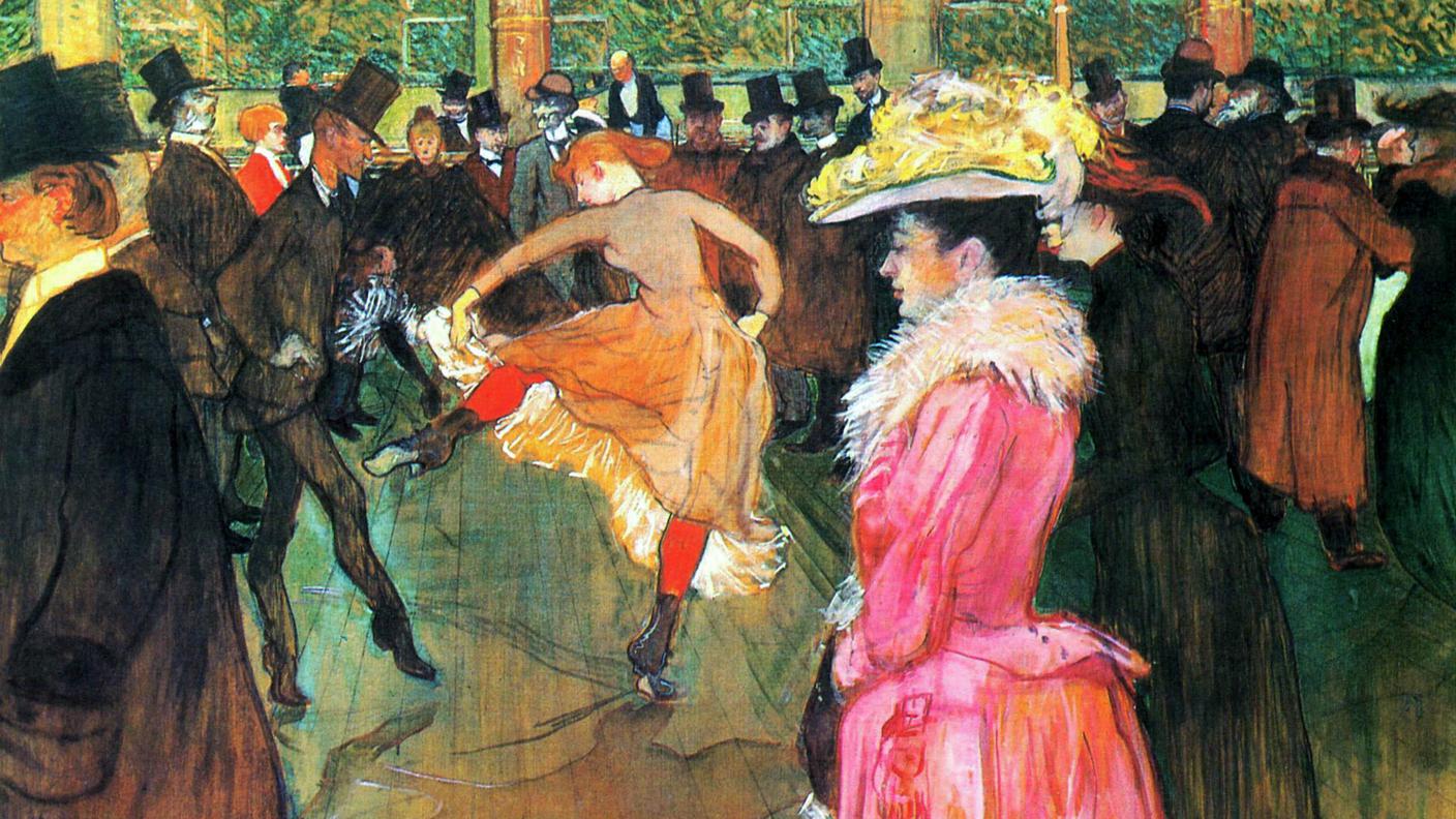 Henri de Toulouse-Lautrec, Ballo al Moulin Rouge (1890)