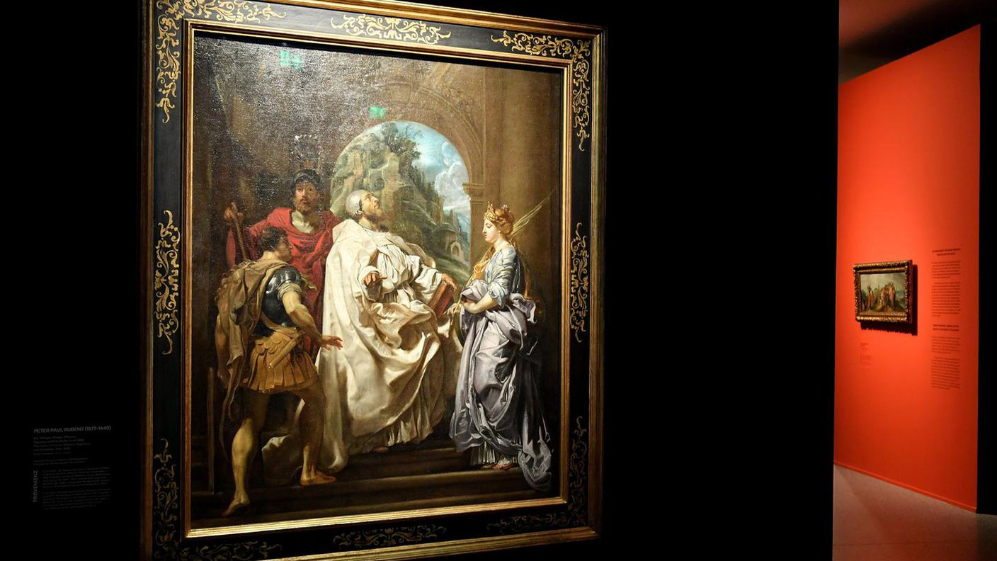 Peter Paul Rubens, "The Saints Gregory, Maurus, and Papianus and Domitilla", quadro della collezione di Cornelius Gurlitt, Keystone