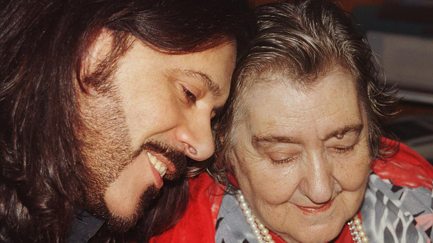 Giovanni Nuti e Alda Merini - Courtesy of Giovanni Nuti official facebook page