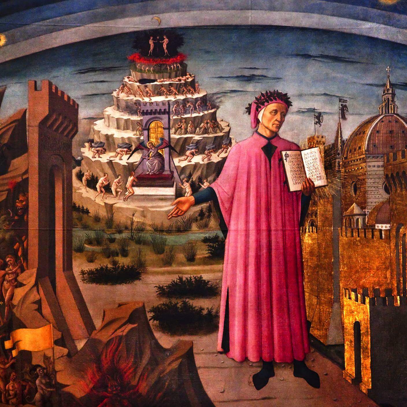 iStock-Gironi inferno Dante e il divina commedia Duomo Firenze Basilica