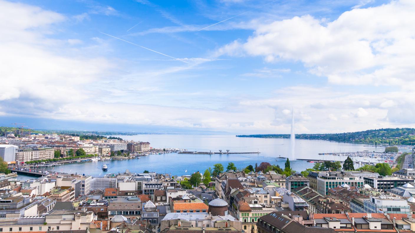 iStock-Città, Luogo d'interesse nazionale, Paesaggio urbano, Ginevra, Europa - Continente