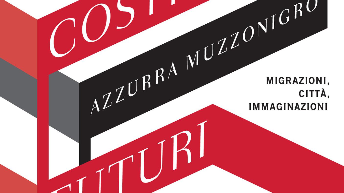 giunti.it/bompiani Azzurra Muzzonigro e Leonardo Caffo, "Costruire Futuri", (dettaglio copertina)