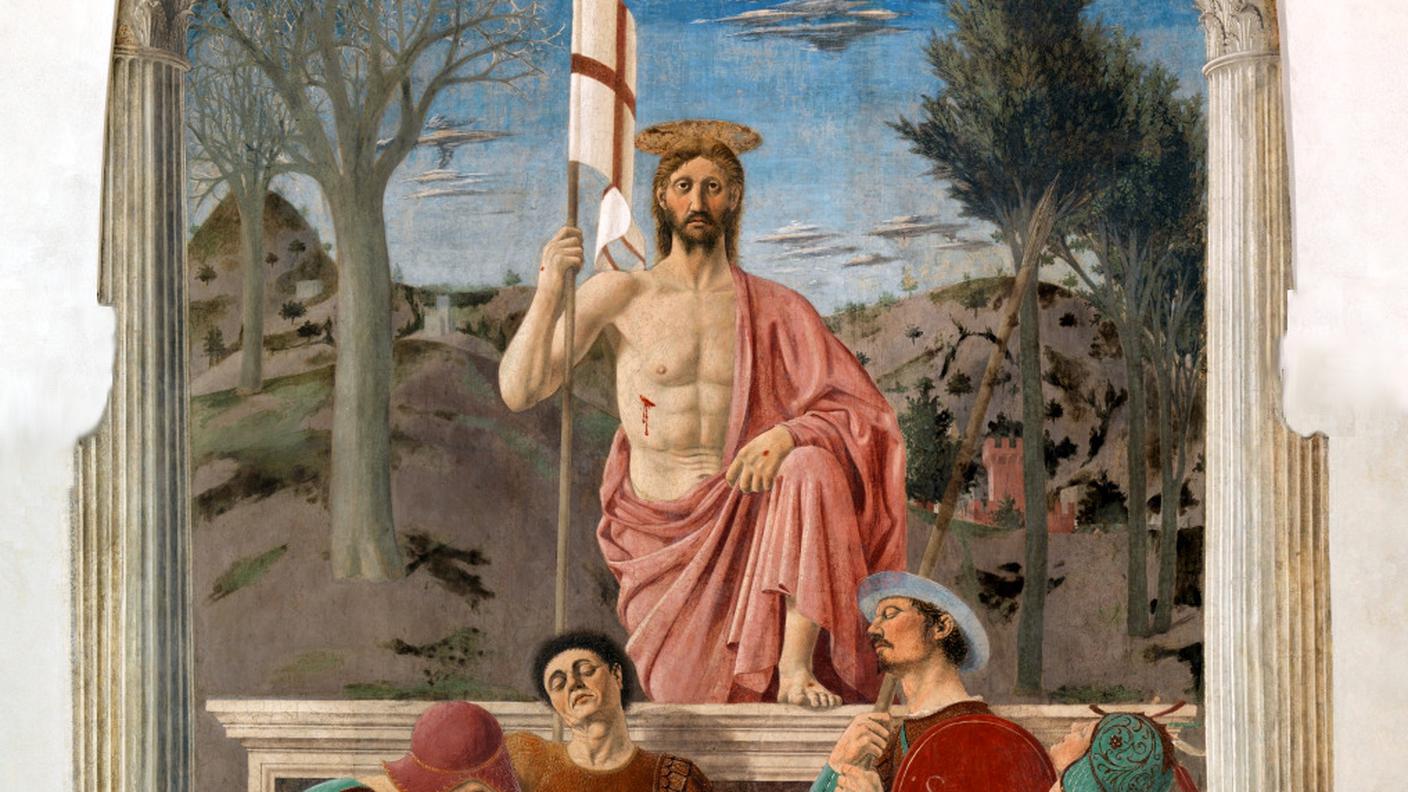 Wikipedia - La resurrezione di Gesù Cristo - Piero della Francesca - Resurrezione nel 2018, dopo il restauro.