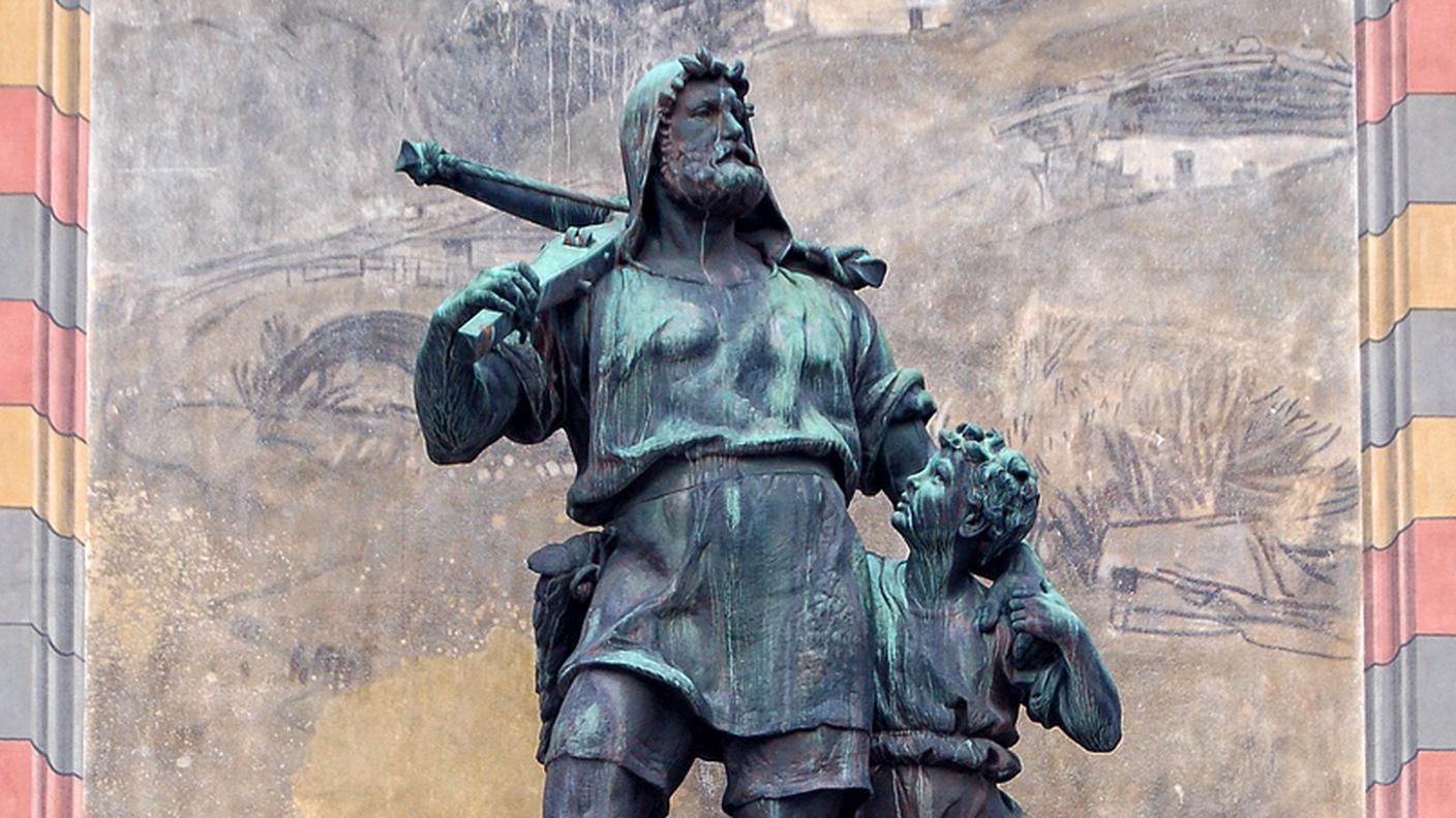iStock-Canton Uri, Monumento commemorativo, Statua, Svizzera, Balestra