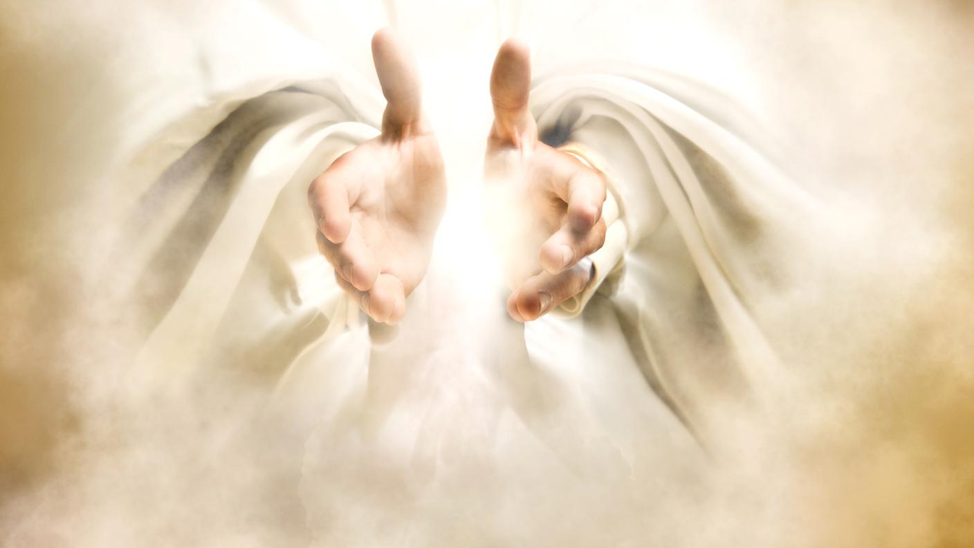 iStock-Mano umana, Palmo, Divinità, Paradiso, Luce