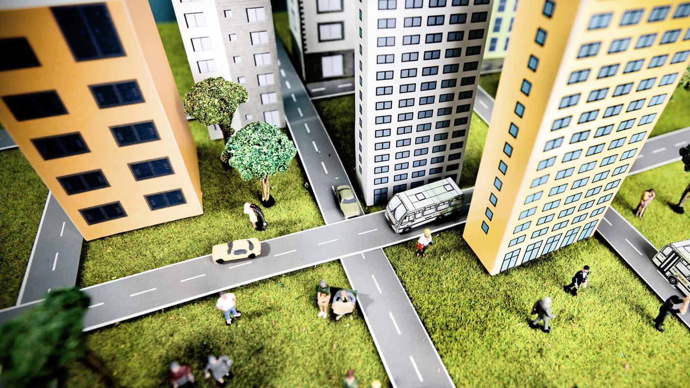 iStock-Modello dimostrativo, Statuetta, Giocattolo, Città, Colore verde