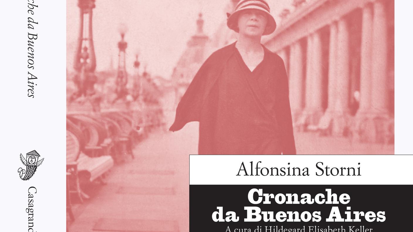 Alfonsina Storni, "Cronache da Buenos Aires", Edizioni Casagrande (dettaglio copertina)