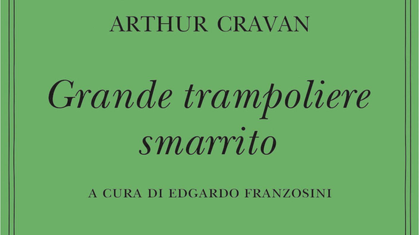 Edgardo Franzosini, "Grande Trampoliere Smarrito", Adelphi (dettaglio copertina)