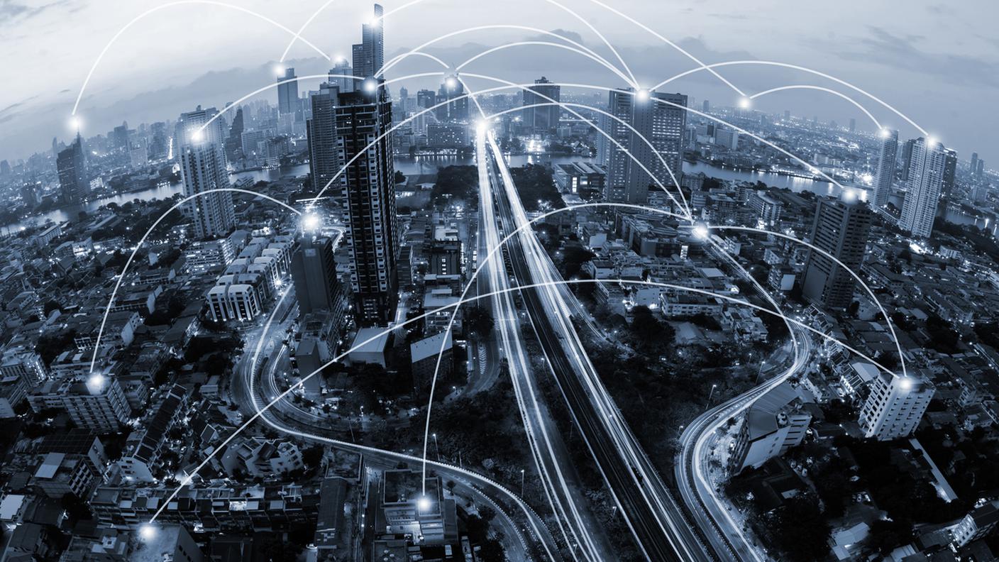 iStock-Tecnologia, Network, Città, Globo terrestre, Internet