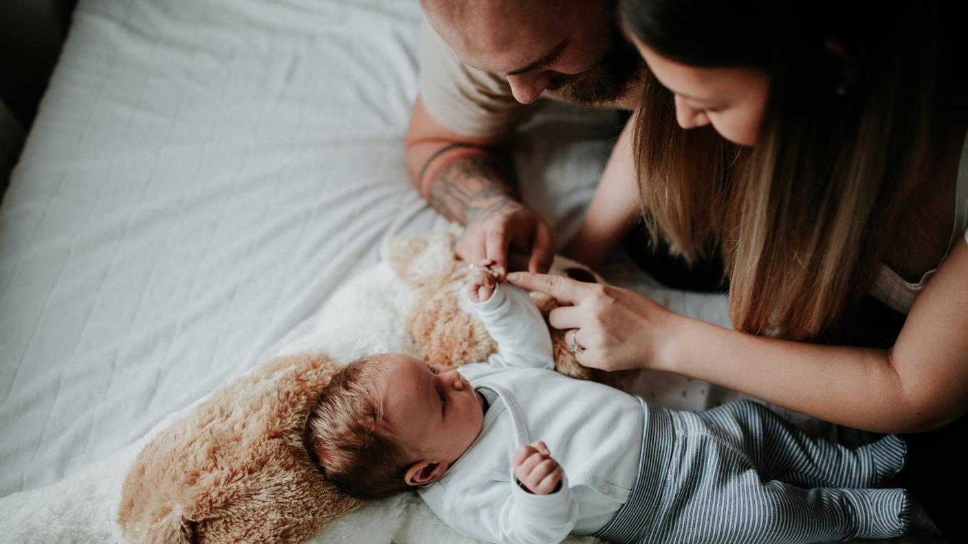 Camera dei bambini, Due genitori, Casa, Famiglia, Figlio maschio