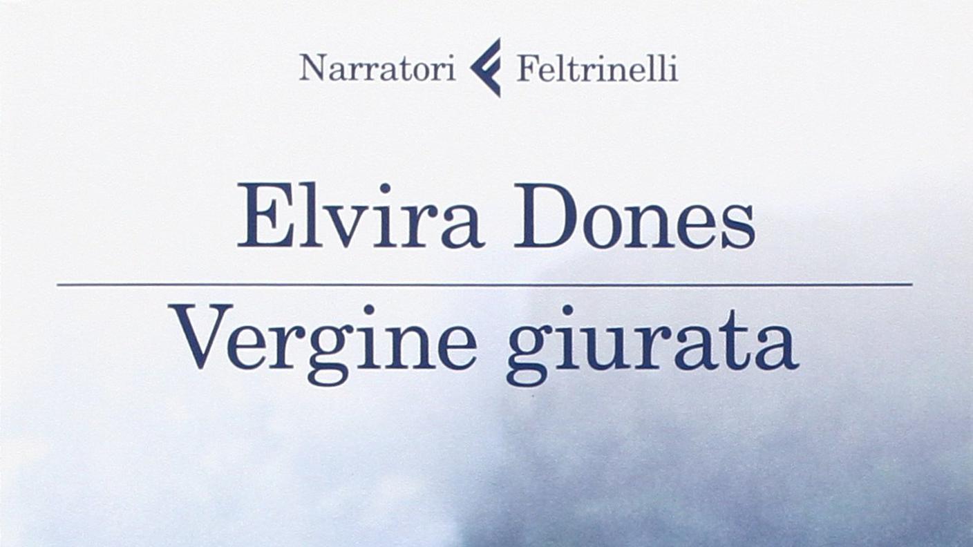 Elvira Dones, "Vergine Giurata", Feltrinelli (dettalio copertina)