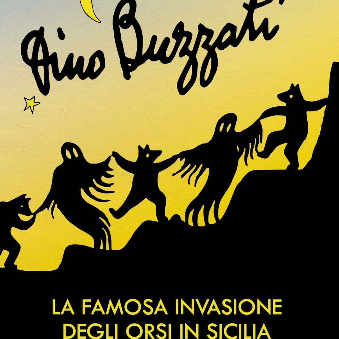 Dino Buzzati, "La famosa invasione degli orsi in Sicilia", Mondadori (dettaglio copertina)