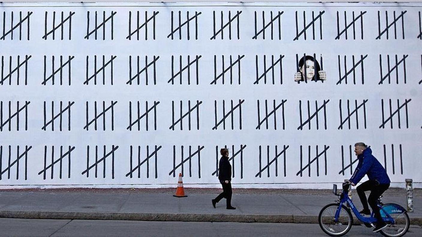 Banksy, Free Zehra Dogan (2018) 