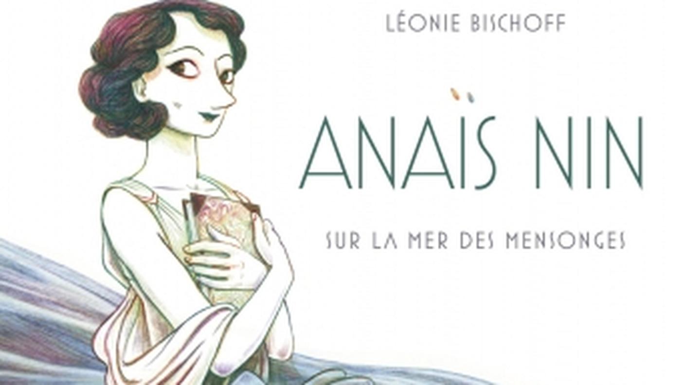 "Anaïs Nin" di Léonie Bischoff; Casterman (dettaglio copertina) 