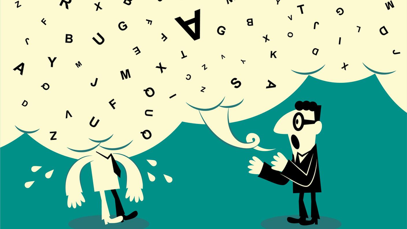 fumetto, aria fritta, parlare, lettere, parole