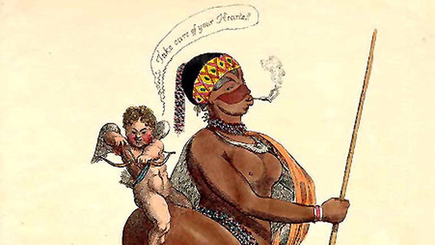 Illustrazione di Saartje Baartman