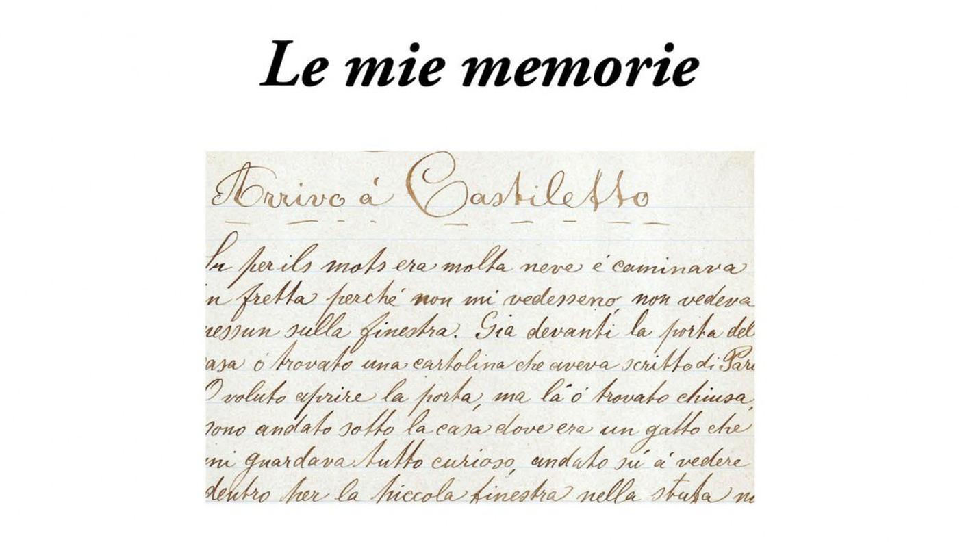 "Le mie memorie"