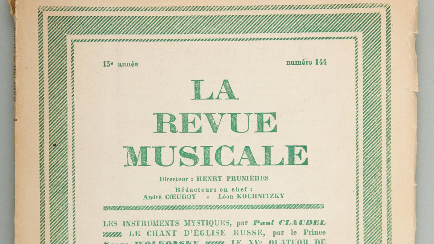 Revue Musicale