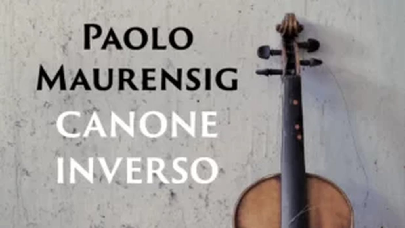 "Canone inverso" di Paolo Maurensig, Mondadori (dettaglio di copertina)