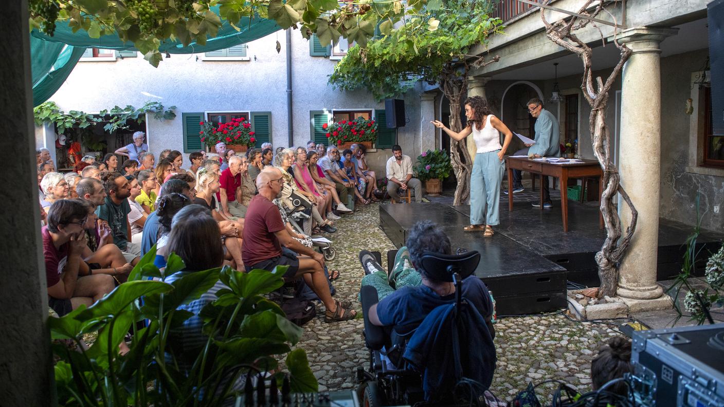 Foto scattata durante la 23esima edizione del Festival internazionale di narrazione