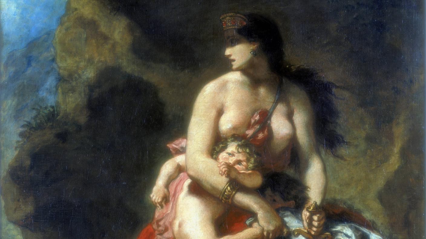 Medea , 1862. Artist: Eugene Delacroix